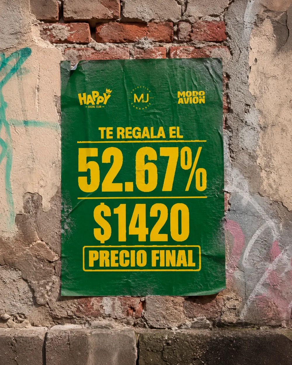 Te regalamos el 52.67%: $1,420 precio final